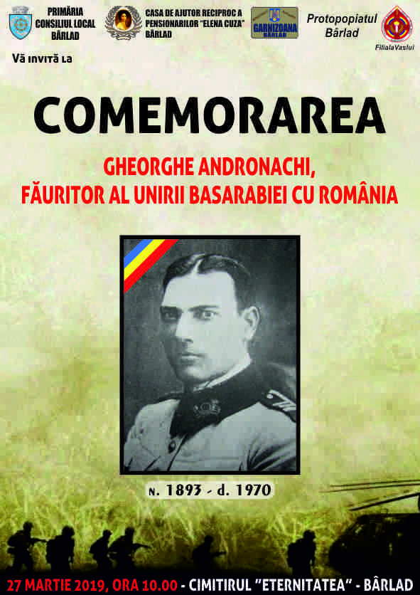 comemorare gheorghe andronachi 